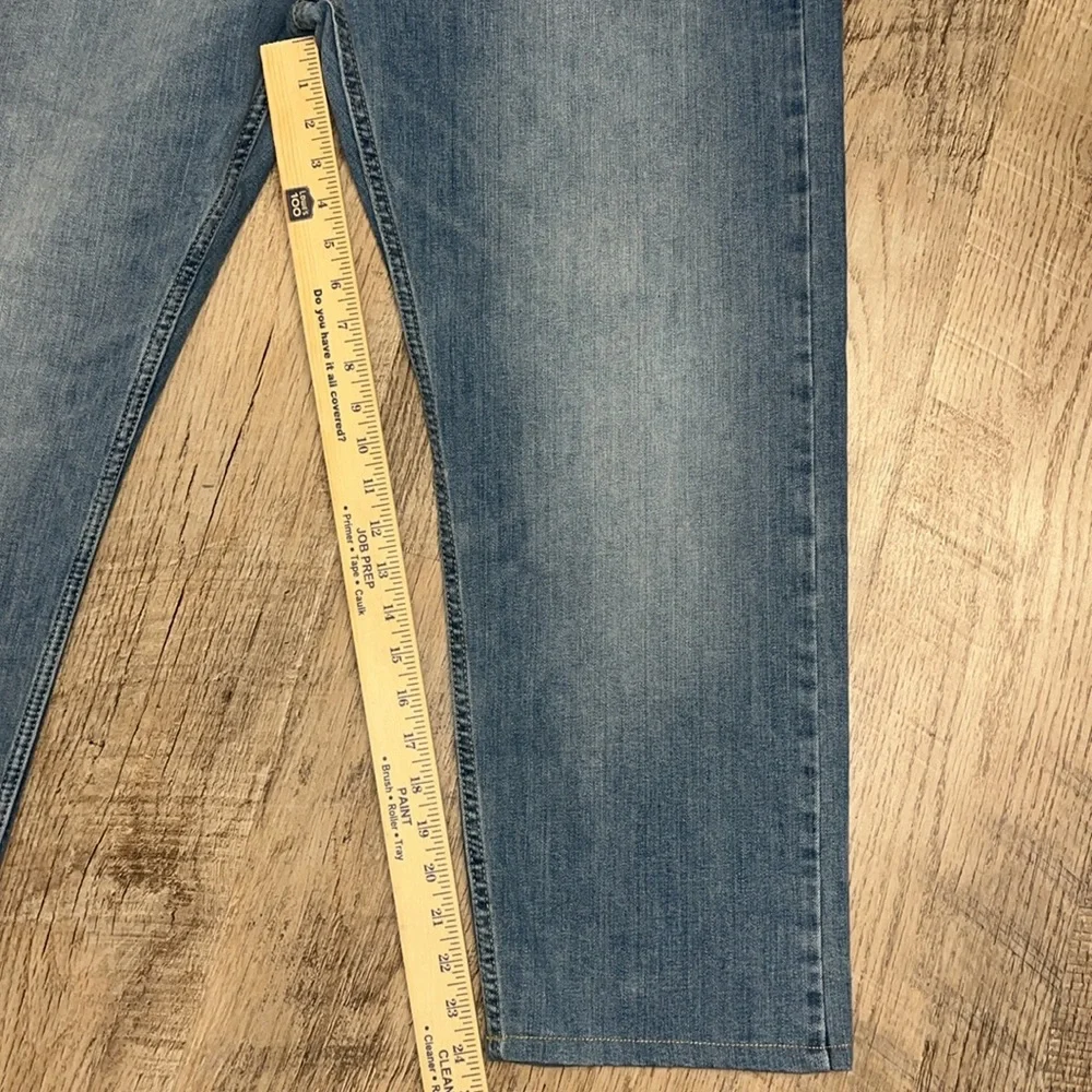 Levi Strauss Co 502 Regular Taper Jeans Mens W40 L30 Blue Water<Less Tech